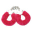 WhipSmart Furry Cuffs with Eye Mask - Hot Pink/Pink