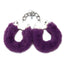 WhipSmart Furry Cuffs with Eye Mask - Purple