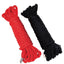 WhipSmart Heartbreaker Silky Bondage Rope - Black/Red - 2 Pack