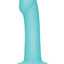 WhipSmart Remote Control Rechargeable Silicone G-Spot/P-Spot Dildo - Blue - 7in