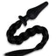 WhipSmart Silicone Plug 4in with Pony Tail - Black