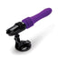 WhipSmart Thrusting Rechargeable Silicone Sex Machine - Black/Purple