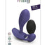 Witty Rechargeable Silicone Vibrator with Clitoral Stimulator