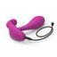 Witty Rechargeable Silicone Vibrator with Clitoral Stimulator - Sweet Orchid - Magenta/Purple