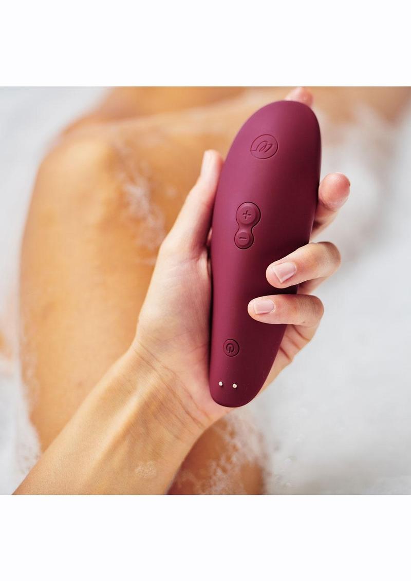 Womanizer Classic 2 Rechargeable Silicone Clitoral Stimulator - Bordeaux/Red