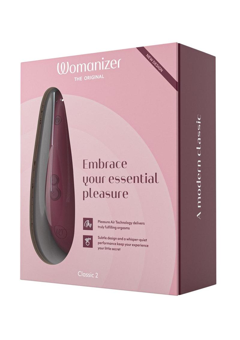 Womanizer Classic 2 Rechargeable Silicone Clitoral Stimulator