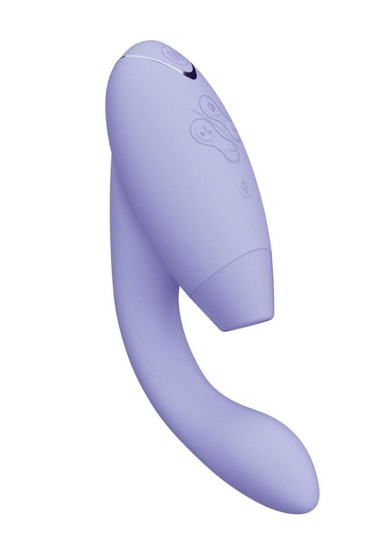 Womanizer Duo 2 Silicone Rechargeable Clitoral and G-Spot Stimulator - Lilac/Purple