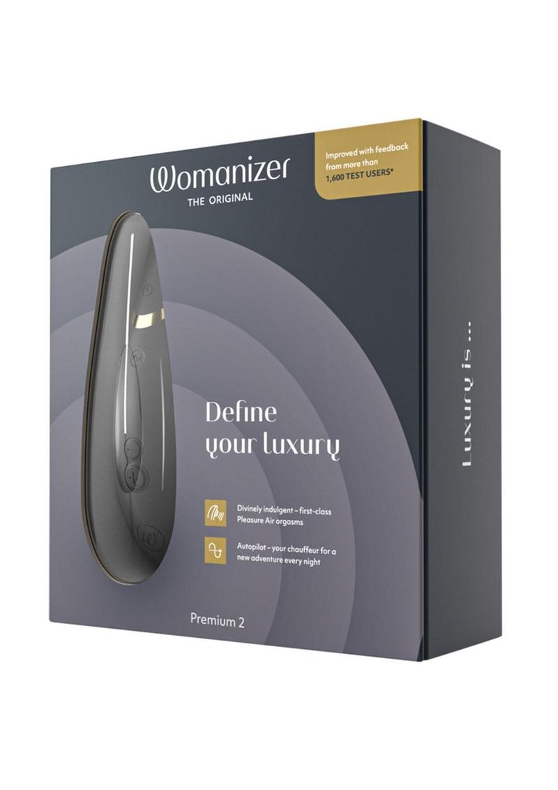 Womanizer Premium 2 Rechargeable Silicone Clitoral Stimulator