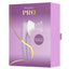Womanizer Pro Rechargeable Silicone Air Pulse Clitoral Vibrator - Lavender/Purple/White