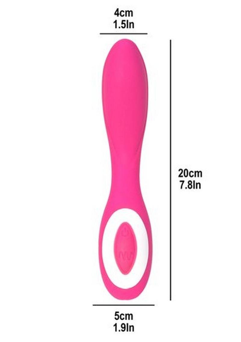 Wonderlust Serenity Rechargeable Silicone Vibrator - Pink