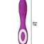 Wonderlust Serenity Rechargeable Silicone Vibrator - Purple