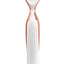 Woo Vibez Rechargeable Silicone Clitoral Stimulator - Rose Gold/White
