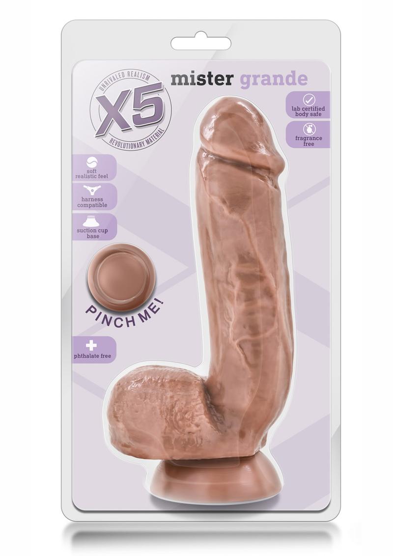 X5 Mister Grande Dildo with Balls