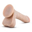 X5 Southern Comfort Dildo with Balls - Vanilla - 8.5in