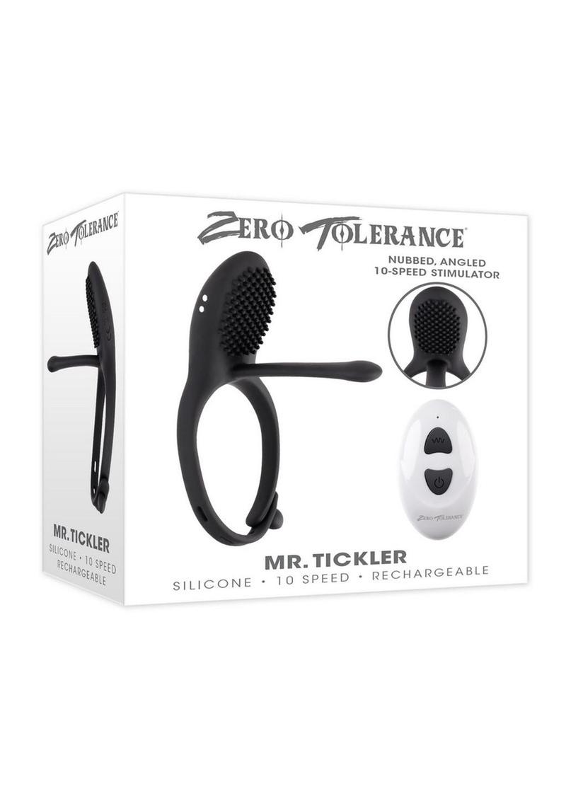 Zero Tolerance Mr. Tickler Rechargeable Silicone Cock Ring with Remote Control