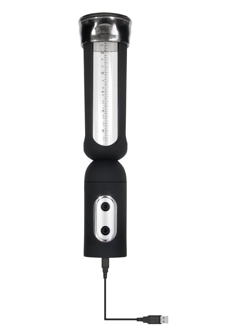 Zero Tolerance Pump It Up Rechargeable Penis Pump - Black/Clear