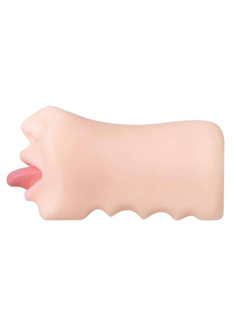 Zero Tolerance Real Mouth Stroker Masturbator with DVD - Vanilla