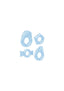 Zero Tolerance Ring A Ding Ding Cock Ring Kit - Blue - 4 Piece Kit