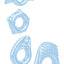 Zero Tolerance Ring A Ding Ding Cock Ring Kit - Blue - 4 Piece Kit