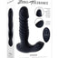 Zero Tolerance Striker Rechargeable Silicone Thrusting Anal Vibrator with Remote Control