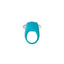 Zero Tolerance Teal Tickler Silicone Vibrating Cock Ring - Teal