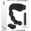 Zero Tolerance The Emperor Silicone Prostate Stimulator with Rechargeable Bullet and Remote Control - Black