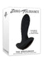 Zero Tolerance The Gentleman Rechargeable Silicone Vibrating Prostate Massager - Black