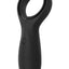 Zero Tolerance The Rechargeable Silicone Torpedo Vibrating Cock Ring - Black