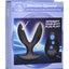 Zeus Electro-Spread 64x Vibrating and E-Stim Silicone Rechargeable Butt Plug with Remote Control