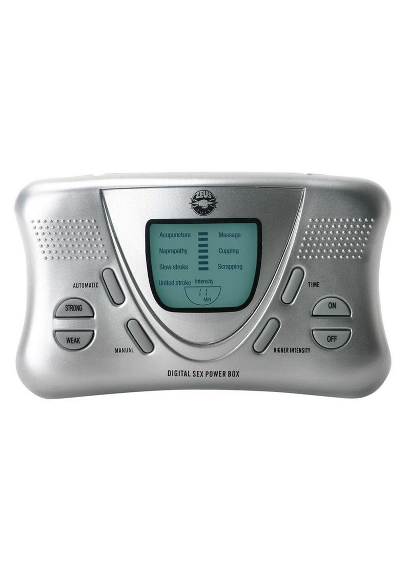 Zeus Electrosex Deluxe Digital Power - Gray - Box