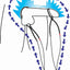 Zeus Electrosex Vigor II Silicone Cock and Ball Ties and Frenum Electro Stimulator