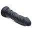 Zeus Vibrating and E-Stim Rechargeable Silicone Dildo with Remote Control