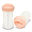 ZOLO Squeezable Deep Throat Masturbator - Mouth - Clear/Vanilla