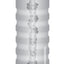 ZOLO The Girlfriend Stroker Squeezable Vibrating Masturbator with Bullet - Clear
